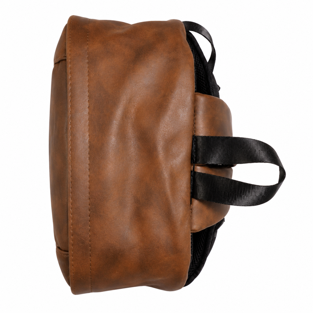 TRENDORA Leather Laptop Backpack 15.6 Inch