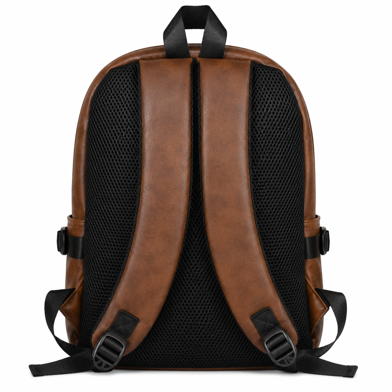 TRENDORA Leather Laptop Backpack 15.6 Inch