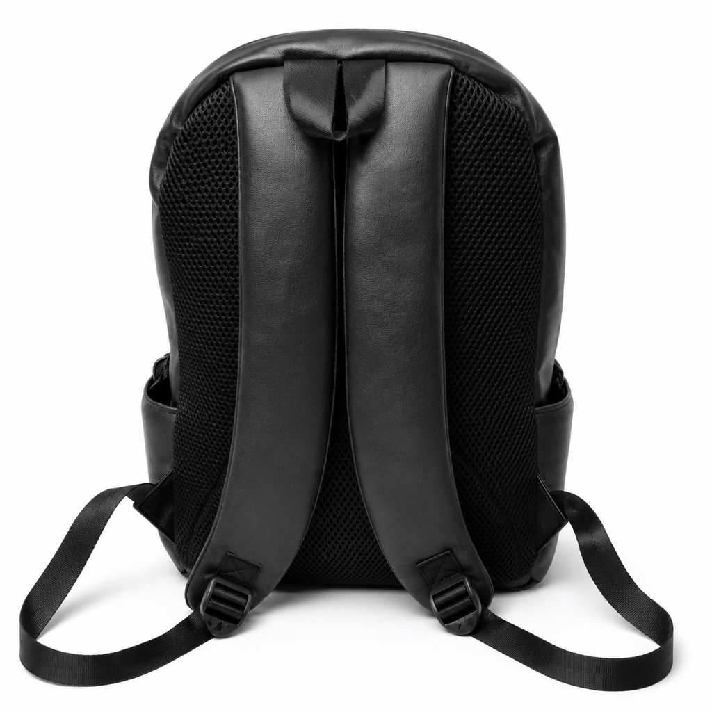 TRENDORA Leather Laptop Backpack 15.6 Inch